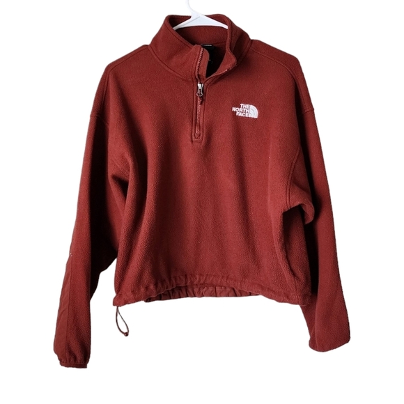 THE NORTH FACE TKA‎ Kataka ¼ Zip Fleece Pullover NFOA531L in rust size S - Picture 1 of 8